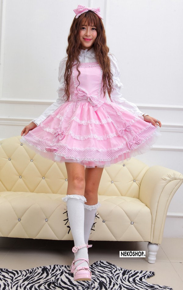 Платье с блузкой Alcina pink