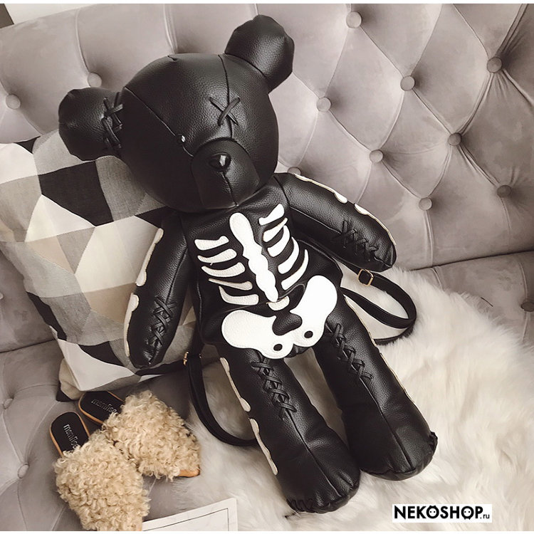 Рюкзак-мишка Sceleton Bear bk