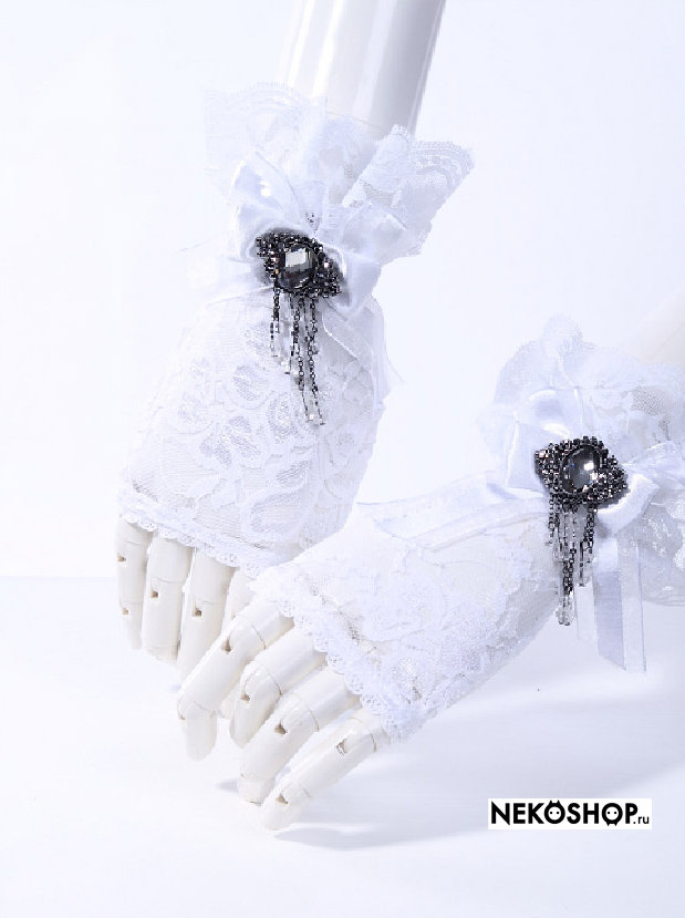 Перчатки  Lolita white  