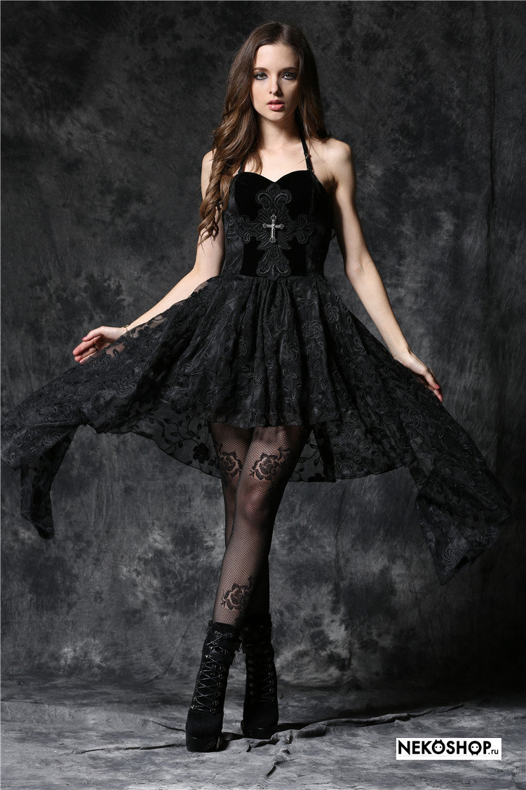 Платье ассиметричное Dark Amystery