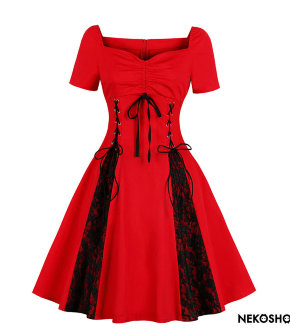 Пин ап платье Red Whim (без подъюбника)