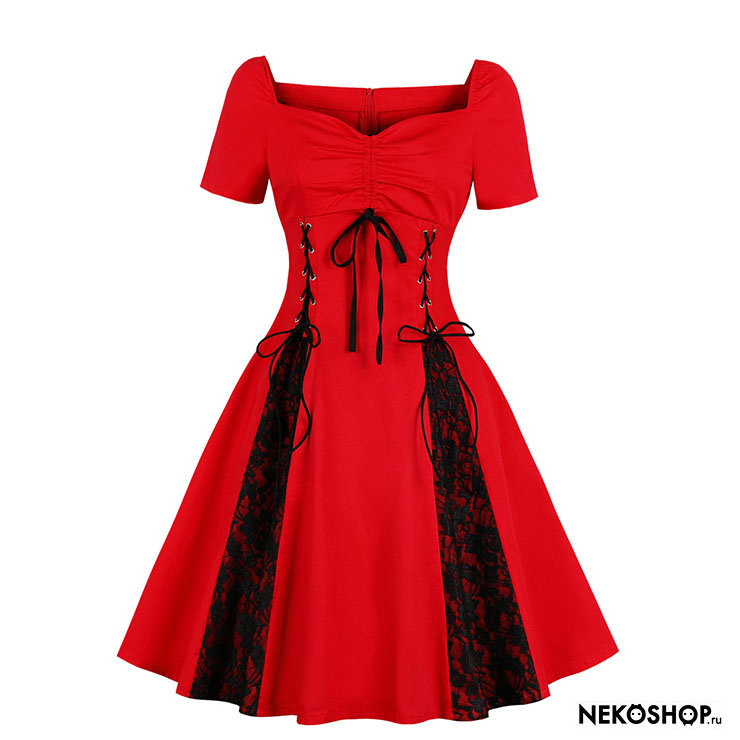 Красное Платье Винтаж