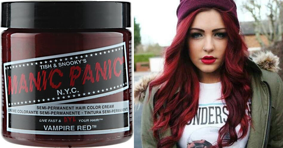 Краска для волос Manic Panic Vampire Red. 