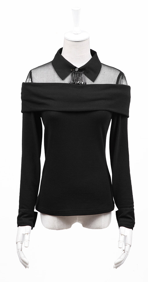Блузка в стиле casual gothic Iren 