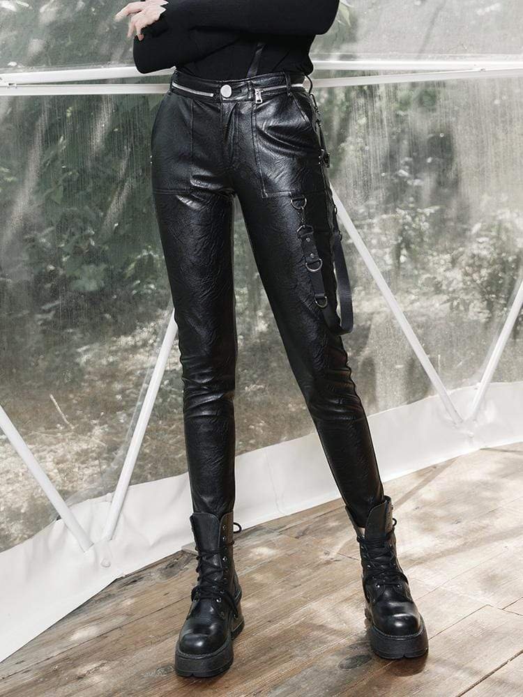 Женские кожаные брюки Leather Style