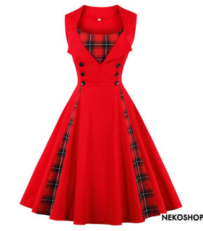 Ретро-платье Way to Scotland rd (без подъюбника)